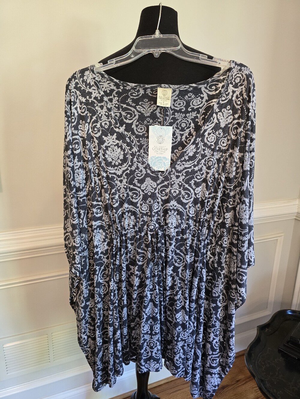 Balance Collection Burnout Kaftan Swim Cover-up Size M